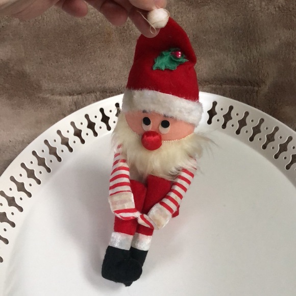 Vintage Christmas Santa fun play product of Japan  rattle knee hugger - Picture 4 of 10